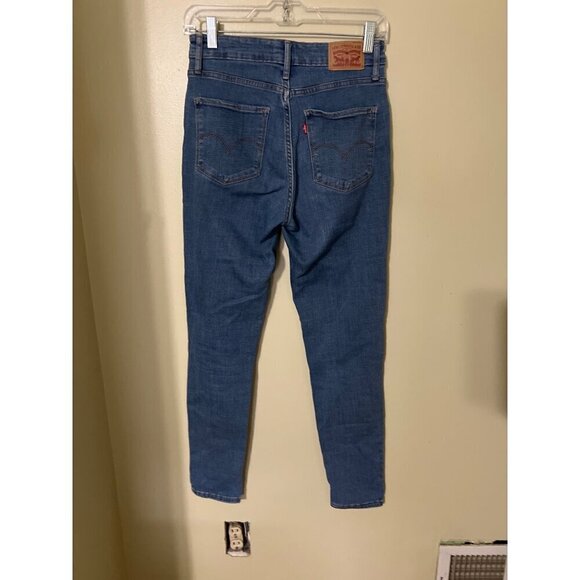 Levi  Strauss & Co. 721 High Rise Skinny Jeans Womens Size 27 Medium‎ Wash - Picture 2 of 11